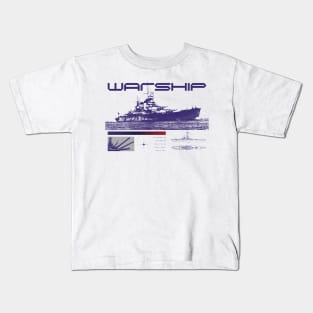 Warship (Positive) Kids T-Shirt